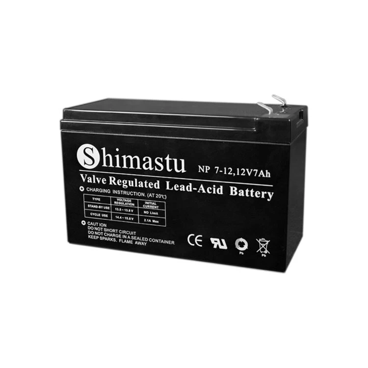 Batteria al piombo regolata a valvola 12V 7AH